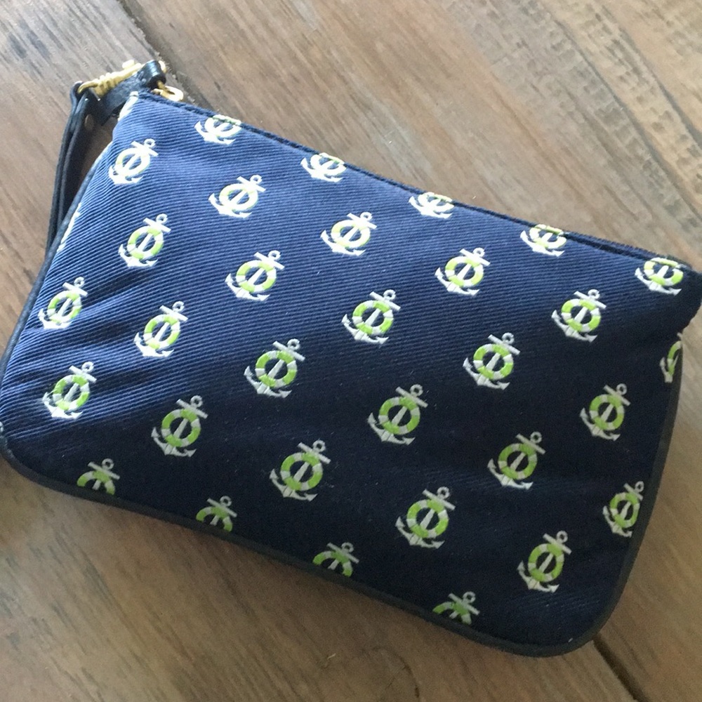 J. CREW Nautical mini purse, Navy